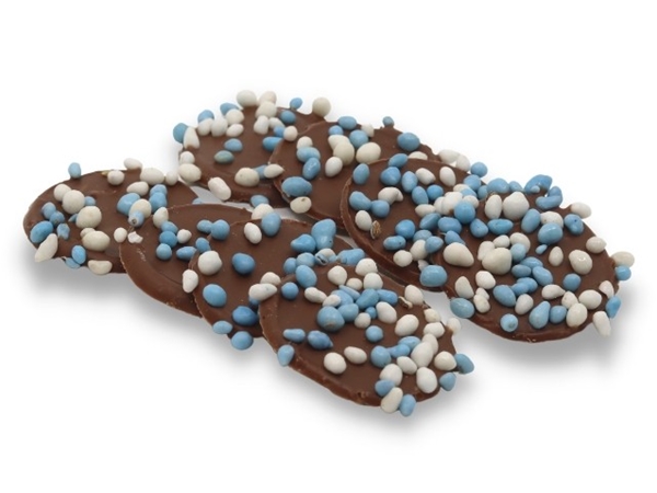 Doosje Geboorte Chocolade Blauw